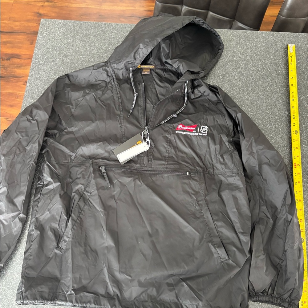 Budweiser Black and Red Logo Jacket